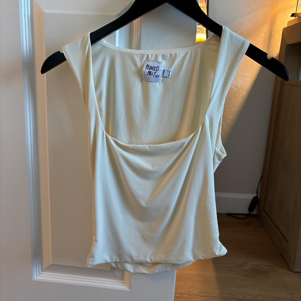 Princess Polly cream tank